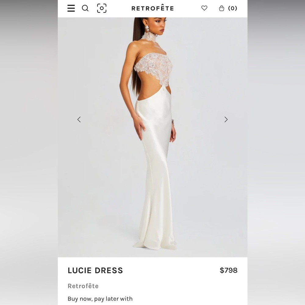 Retrofête White Lucie Dress